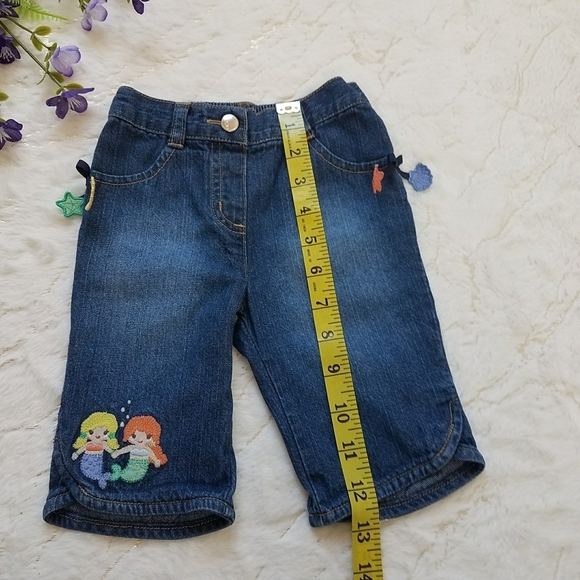 Gymboree Mermaid Denim Pants - Picture 3 of 8
